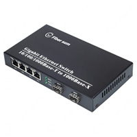 4x 10/100/1000Base-TX To 2x 1000Base-FX Plug-in Module Spec SFP Port Fiber Swtich | FC-GA204
